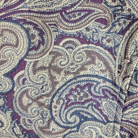 Rena Rowan Beige and Brown Paisley Blazer - Picture 3 of 9